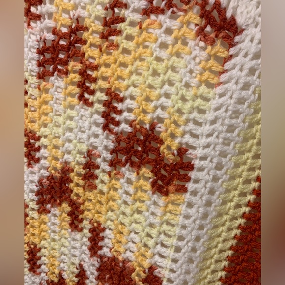 Vintage crochet blanket sizing in inches - Picture 3 of 5